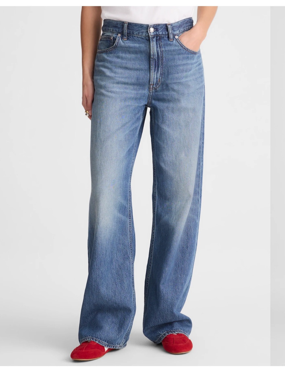 Madewell The Low-Slung Baggy Jean Slouchy Fit Women’s Size 29P NEW